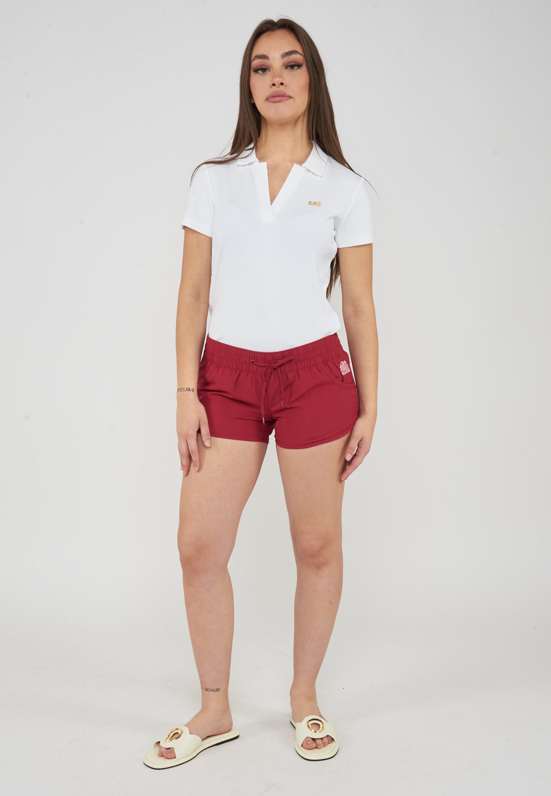 Margate -Pantaloncino Mare Corto Repreve Deep Scarlet