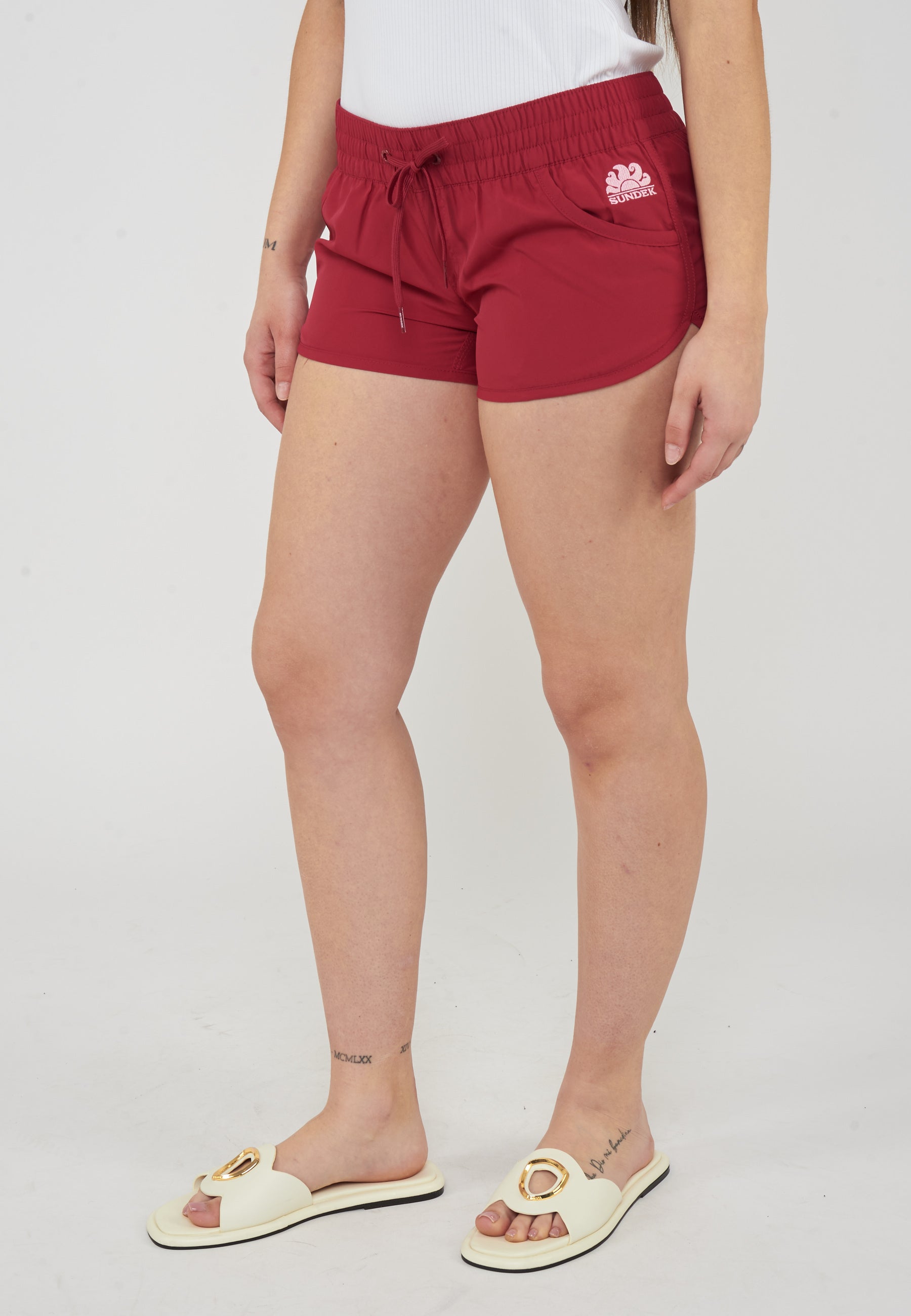 Margate -Pantaloncino Mare Corto Repreve Deep Scarlet