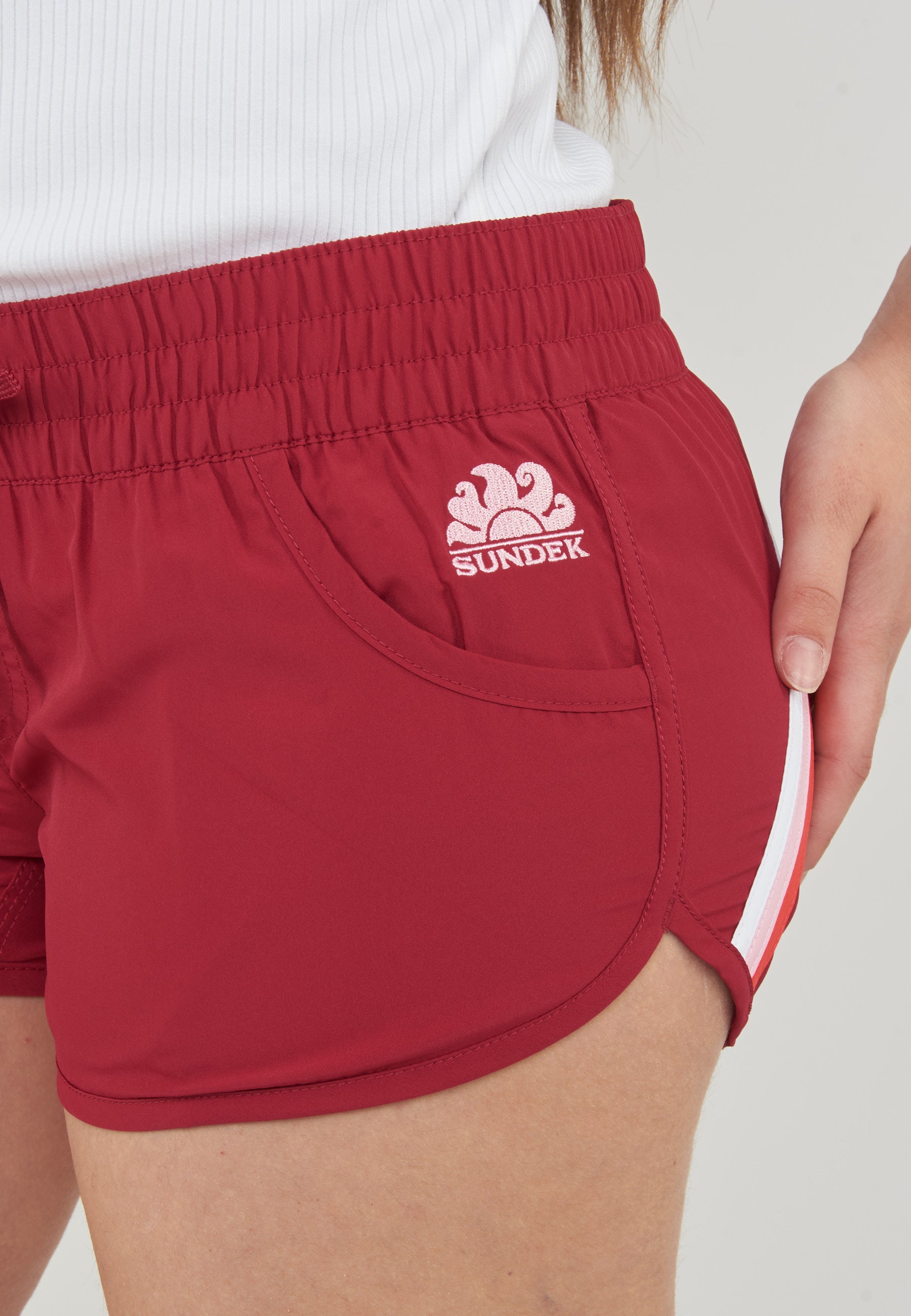 Margate -Pantaloncino Mare Corto Repreve Deep Scarlet