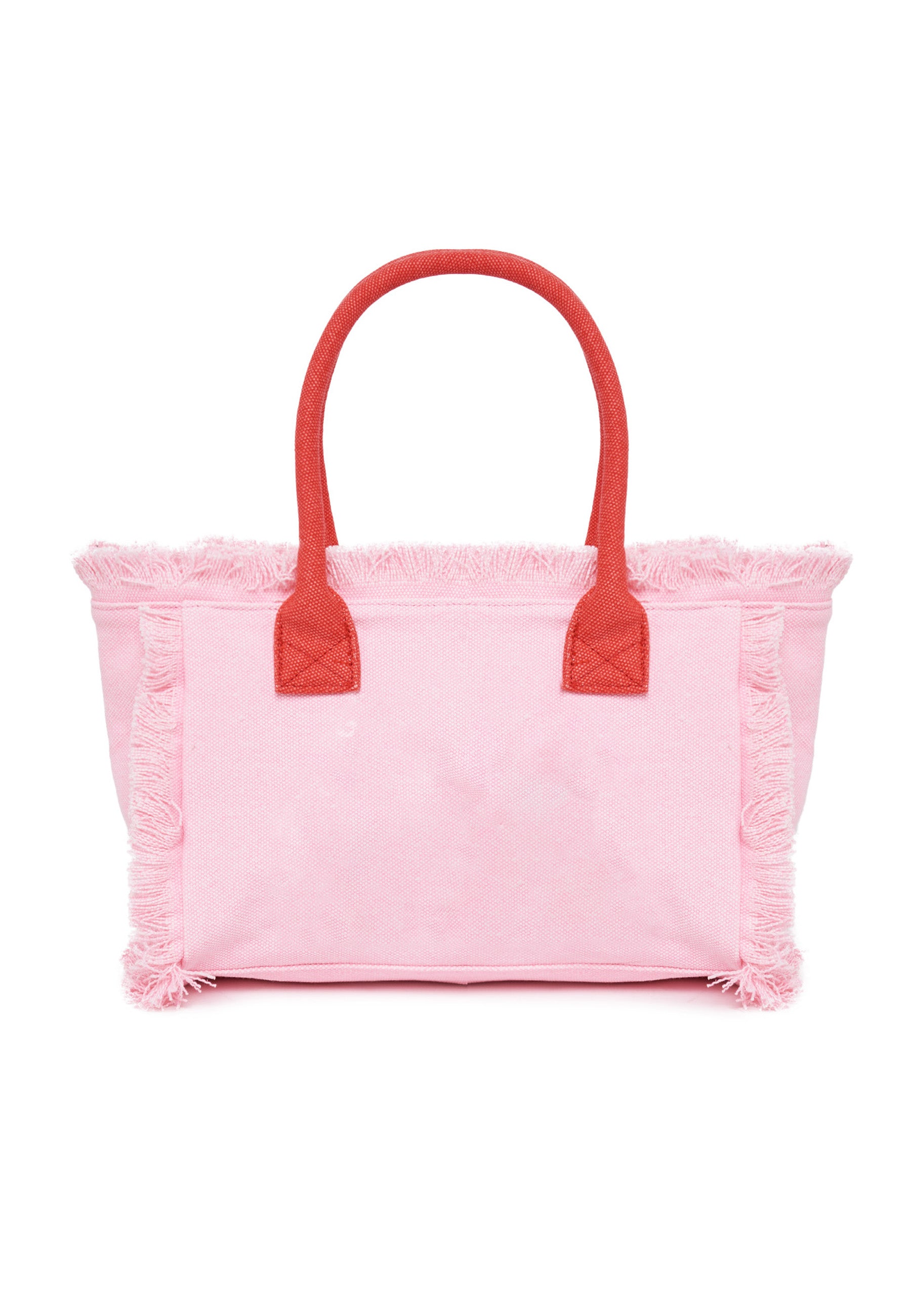 Tote Bag Con Effetto Stone Washed Miami Quartz Pink