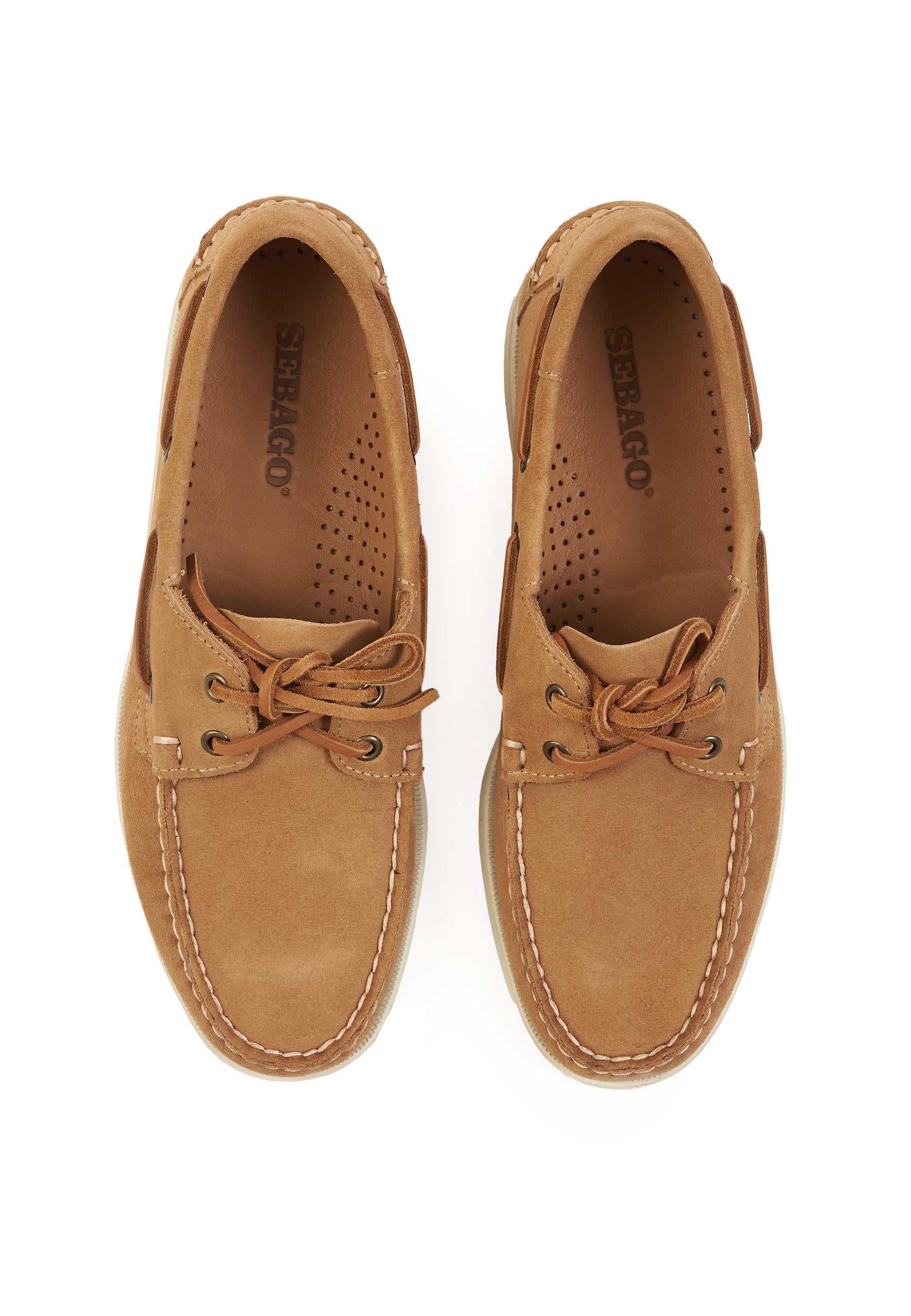 Mocassini Nautici da Uomo Portaland Flesh Out Brown Cognac