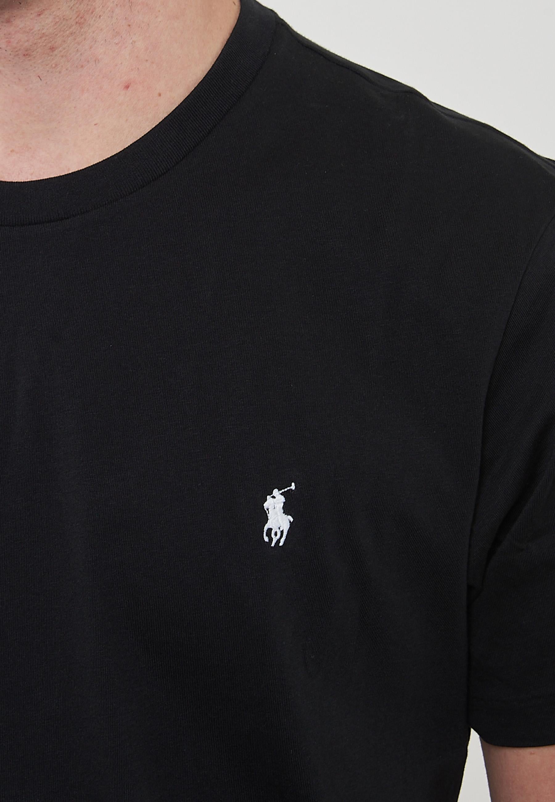 T-Shirt In Jersey di Cotone Black