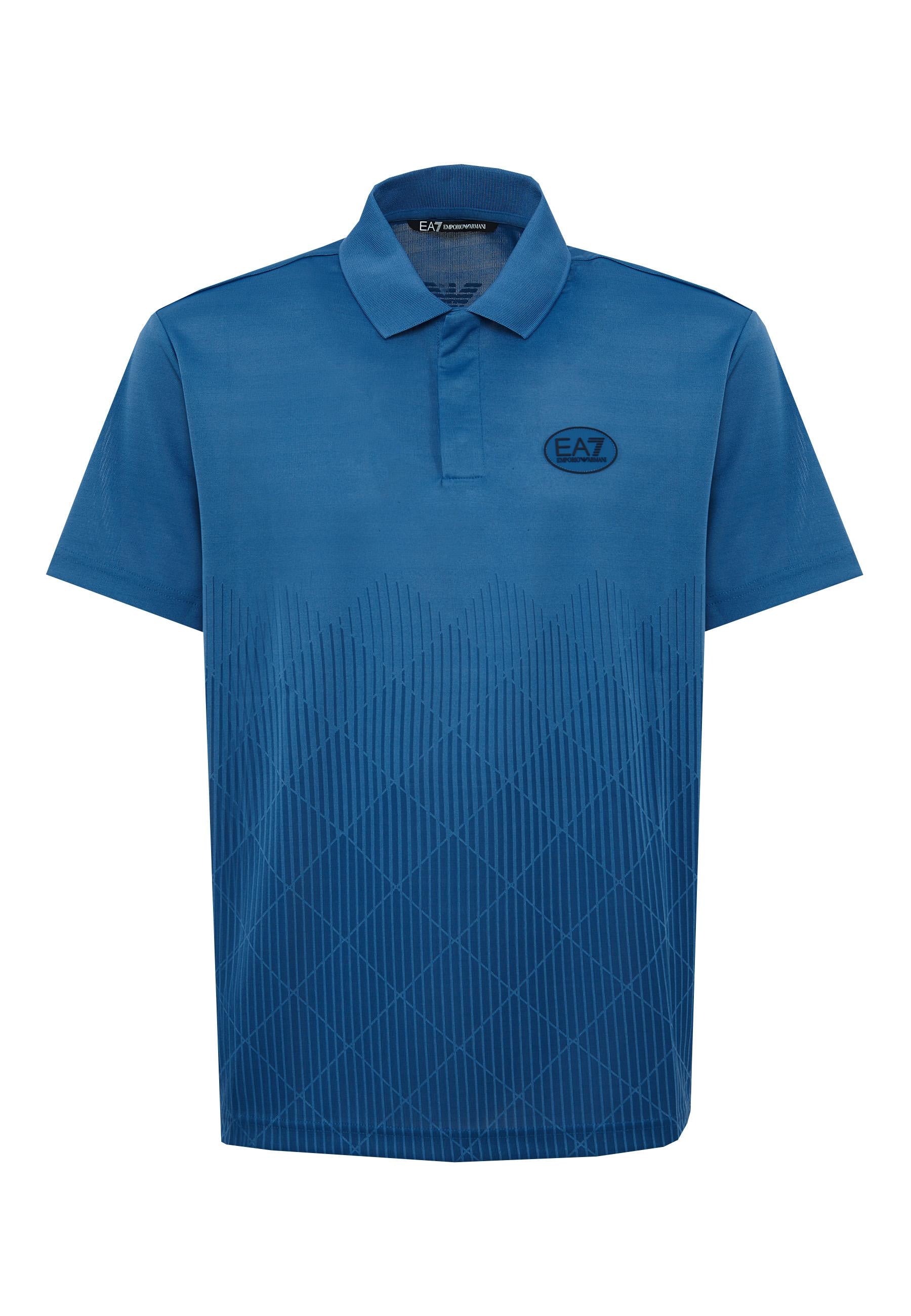 Polo Golf Pro in tessuto tecnico VENTUS7 Light Blue Horizone