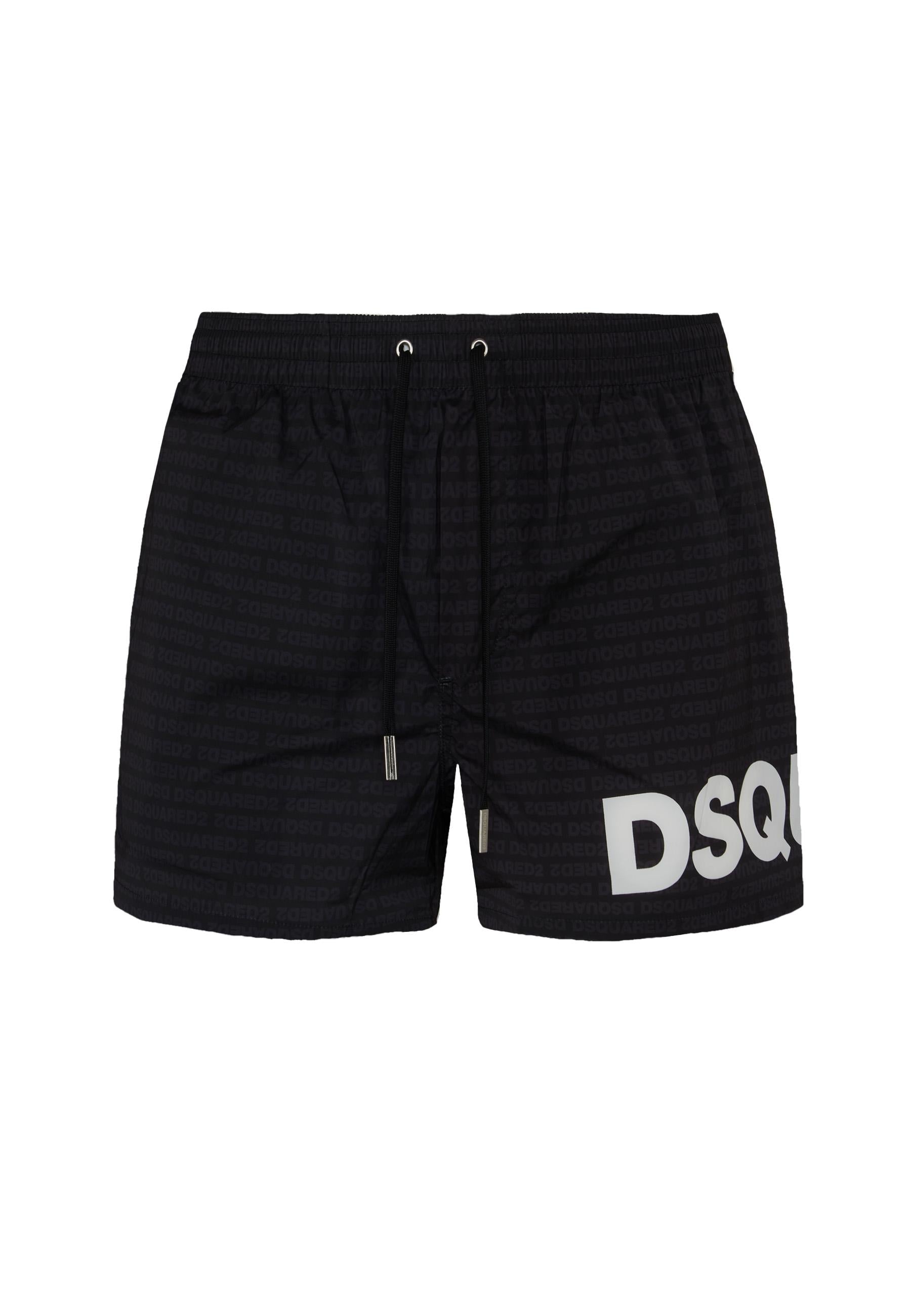 Boxer Mare Midi Con Logo Dsquared2