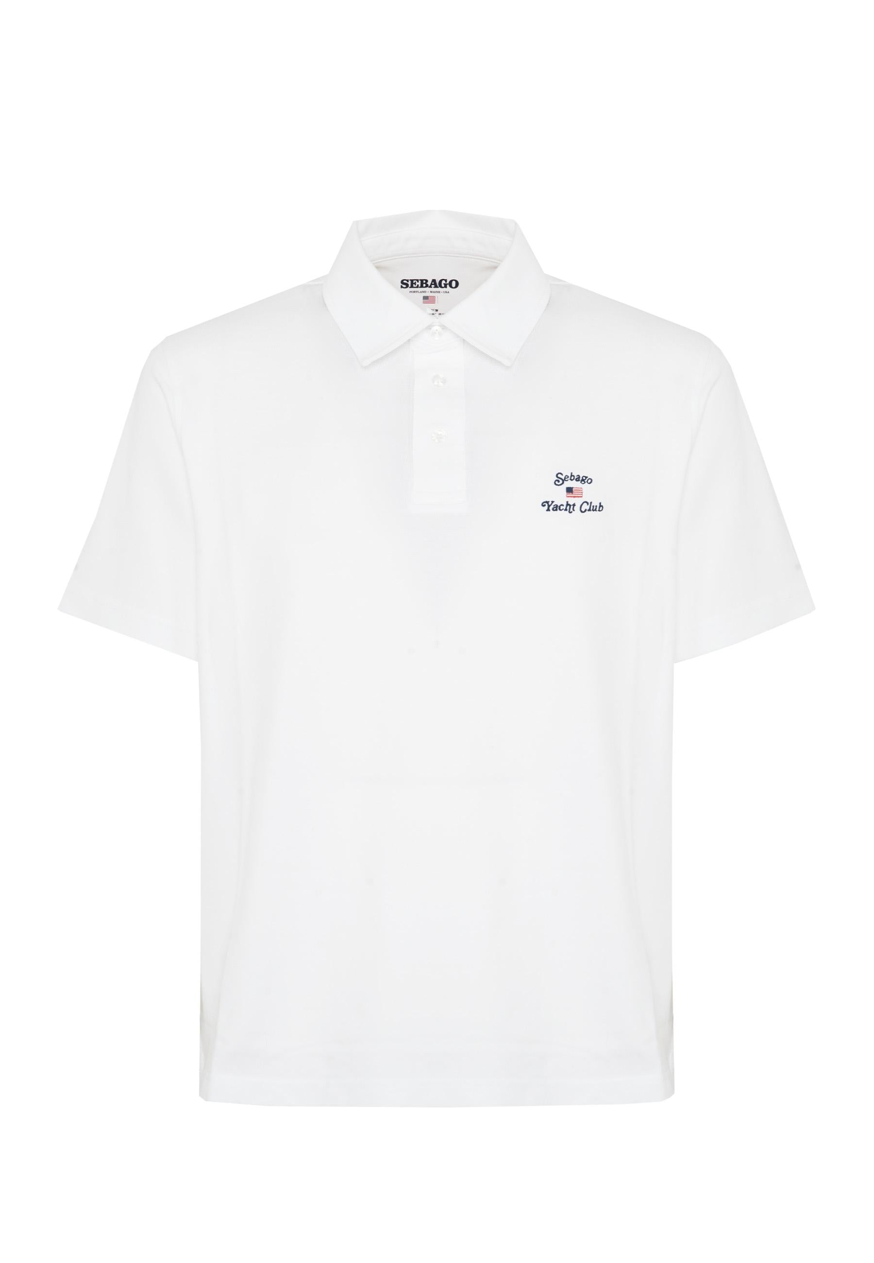 Orchard Polo Yachting Unisex White con Design Classico