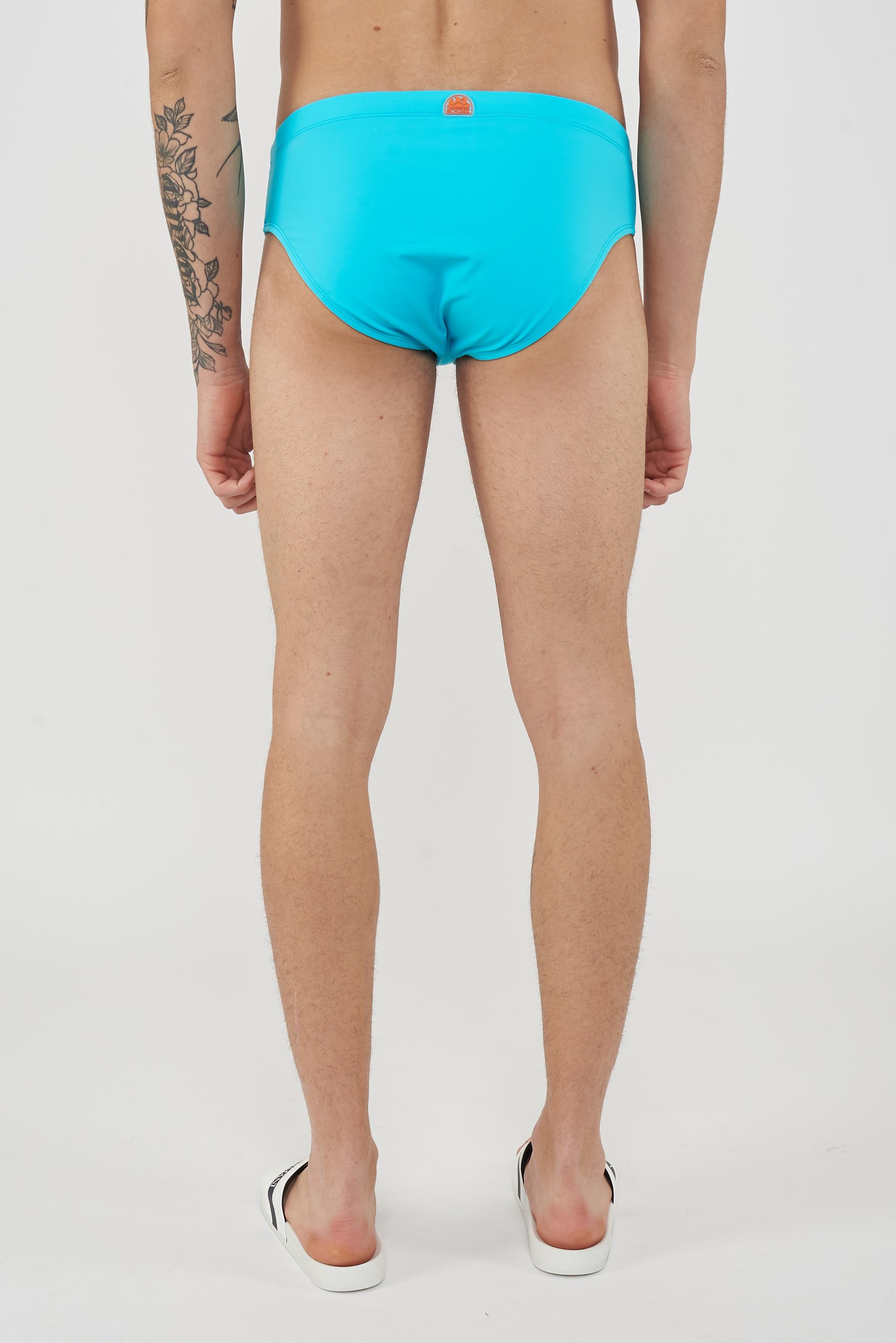Slip mare Uomo Con Dettaglio Tricolare Marine 03