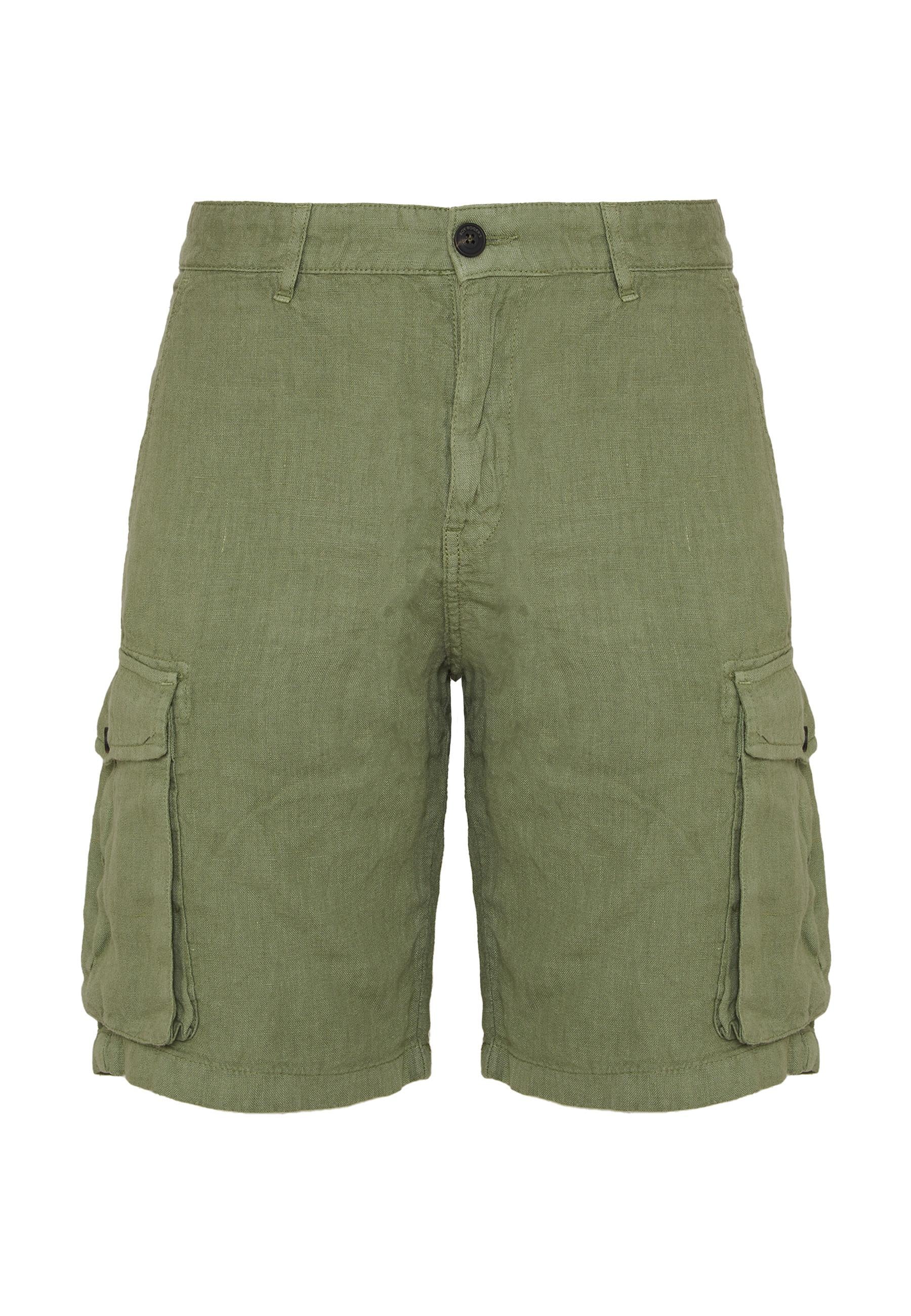 Bermuda Lino Cargo Ibizia Green