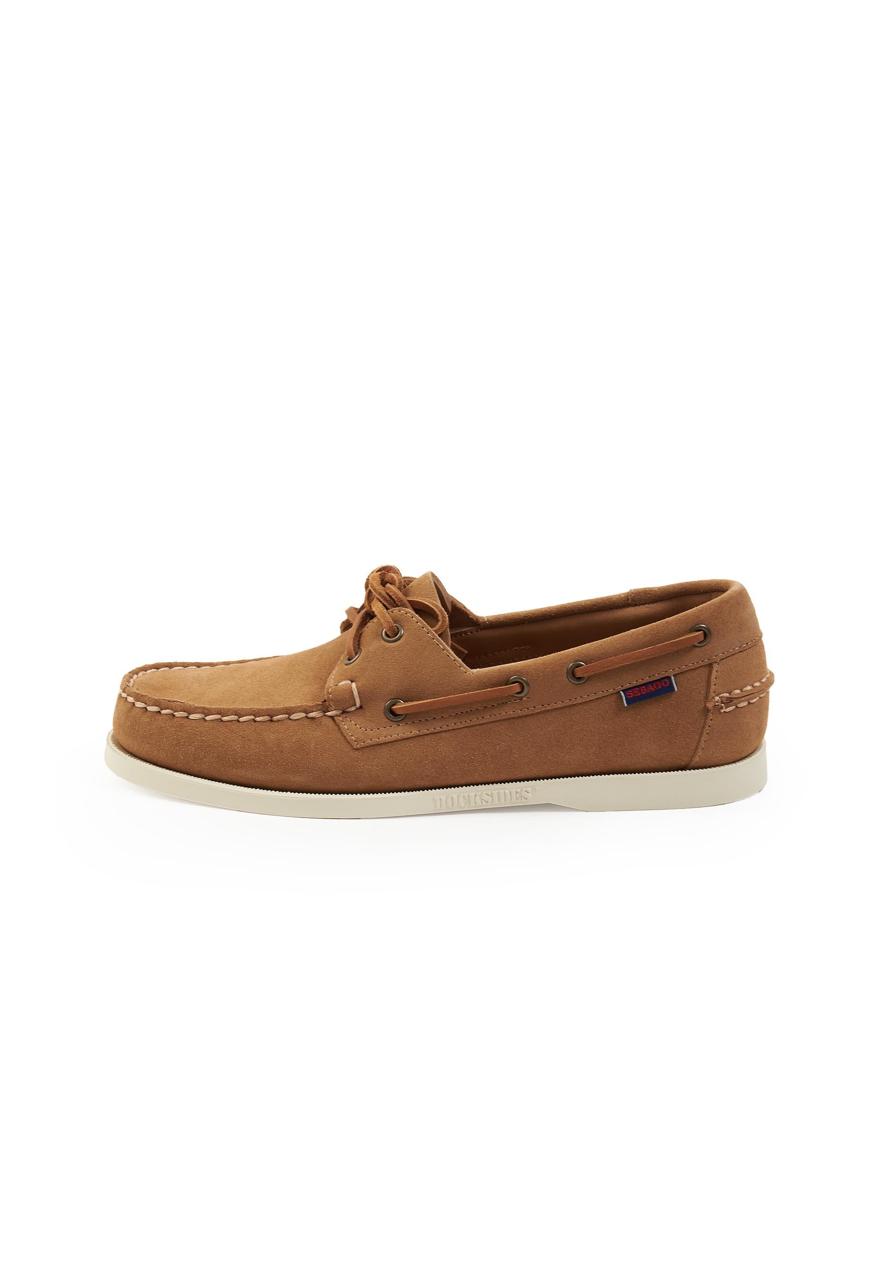 Mocassini Nautici da Uomo Portaland Flesh Out Brown Cognac