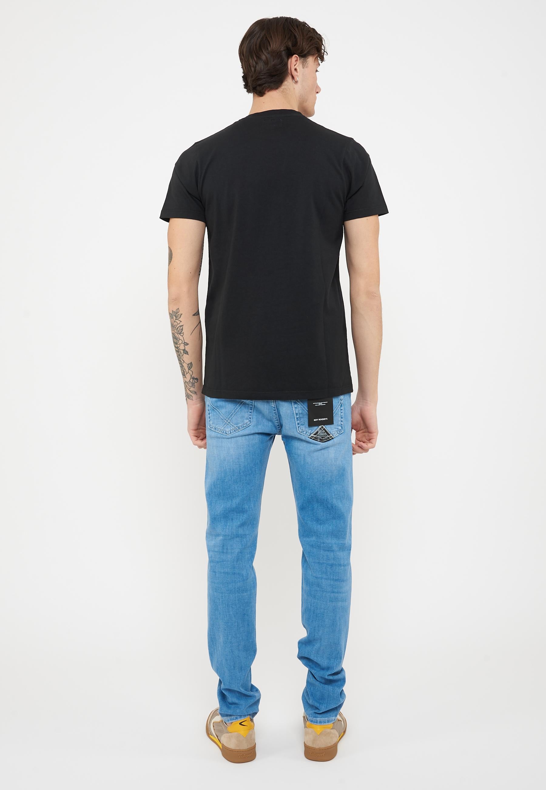 T-shirt Pocket In Jersey Black