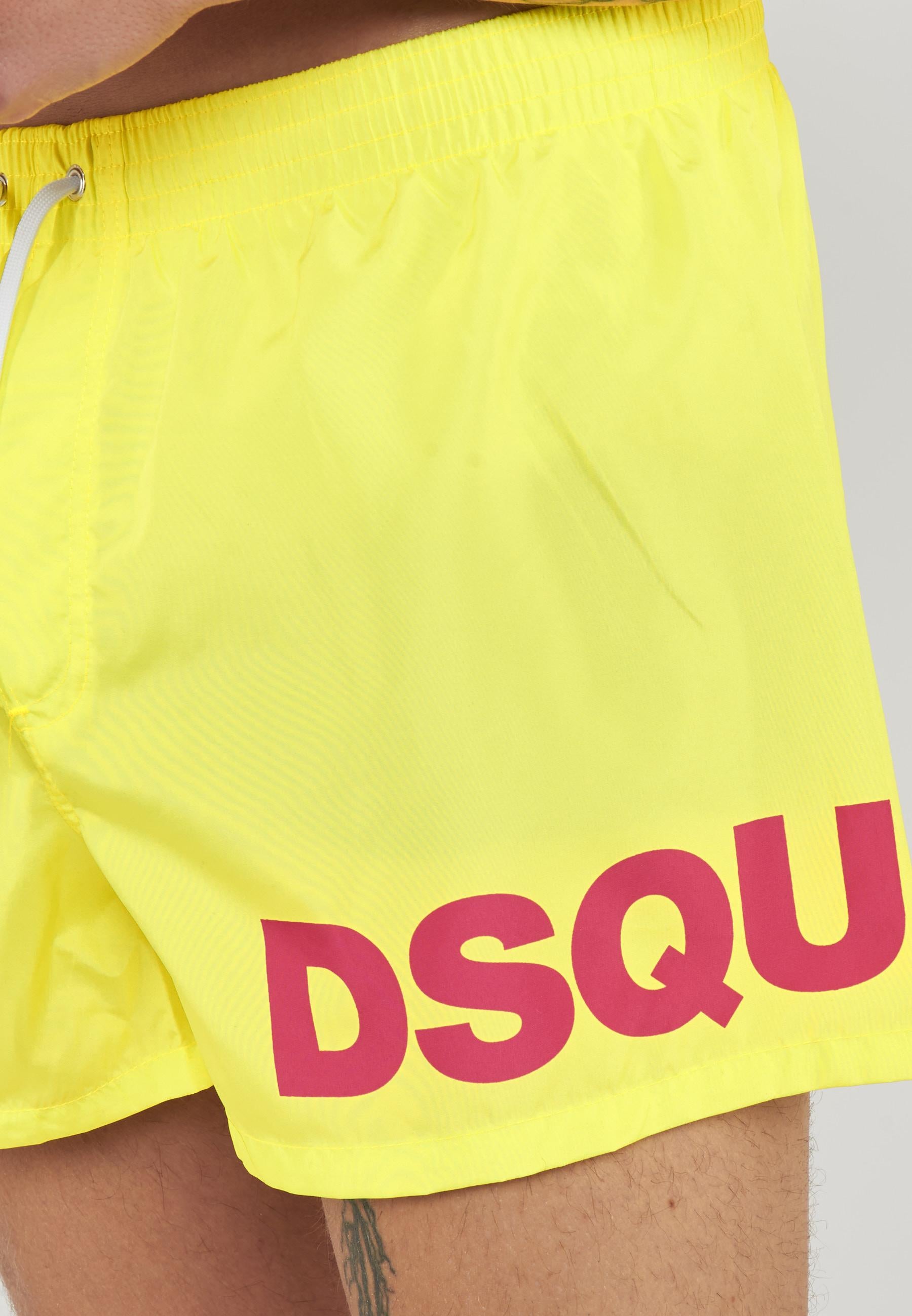 Boxer Mare Midi Con Logo Dsquared2
