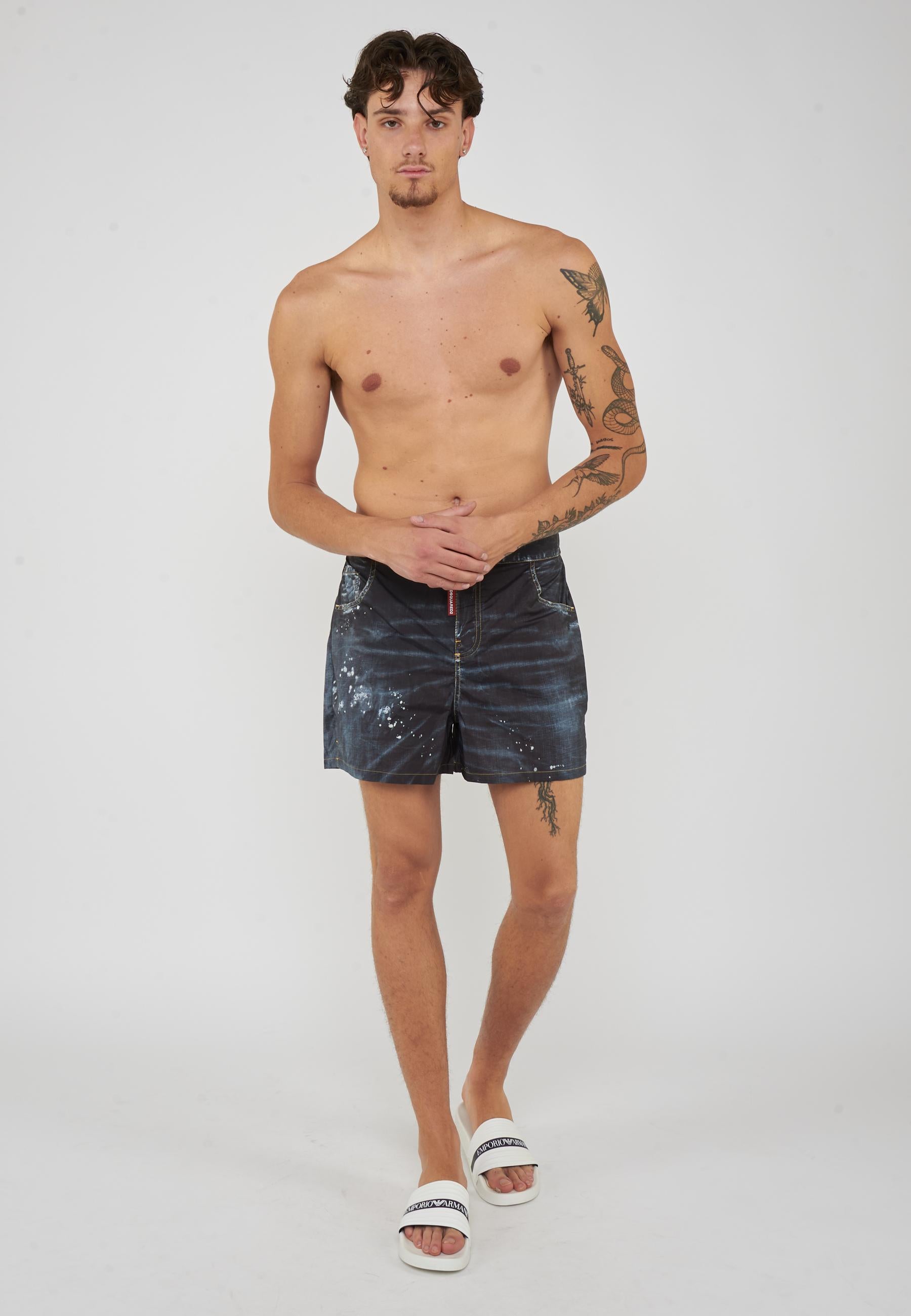 Boxer Mare Five Pockets Stile Denim