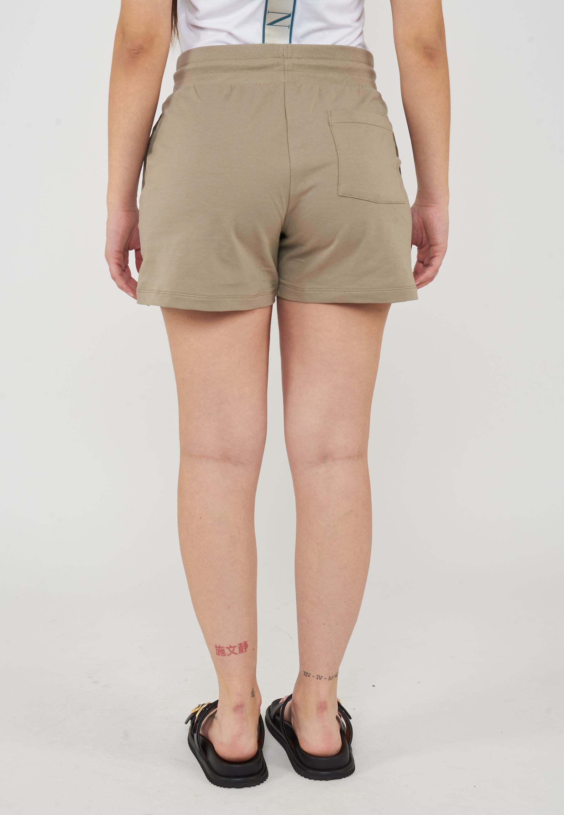 Shorts in felpa con coulisse e logo Core Lady Roasted Cashew