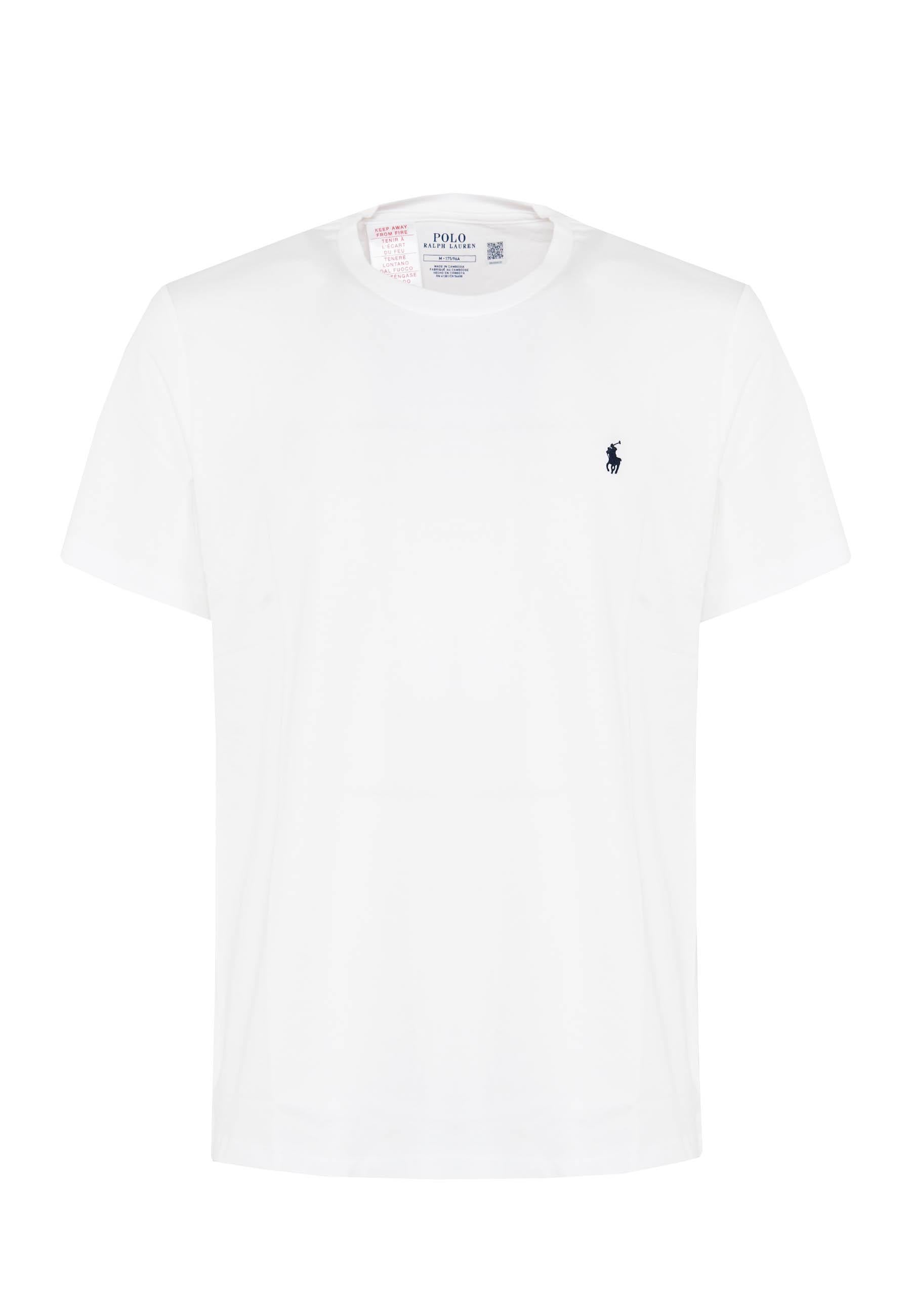 T-Shirt In Jersey di Cotone White