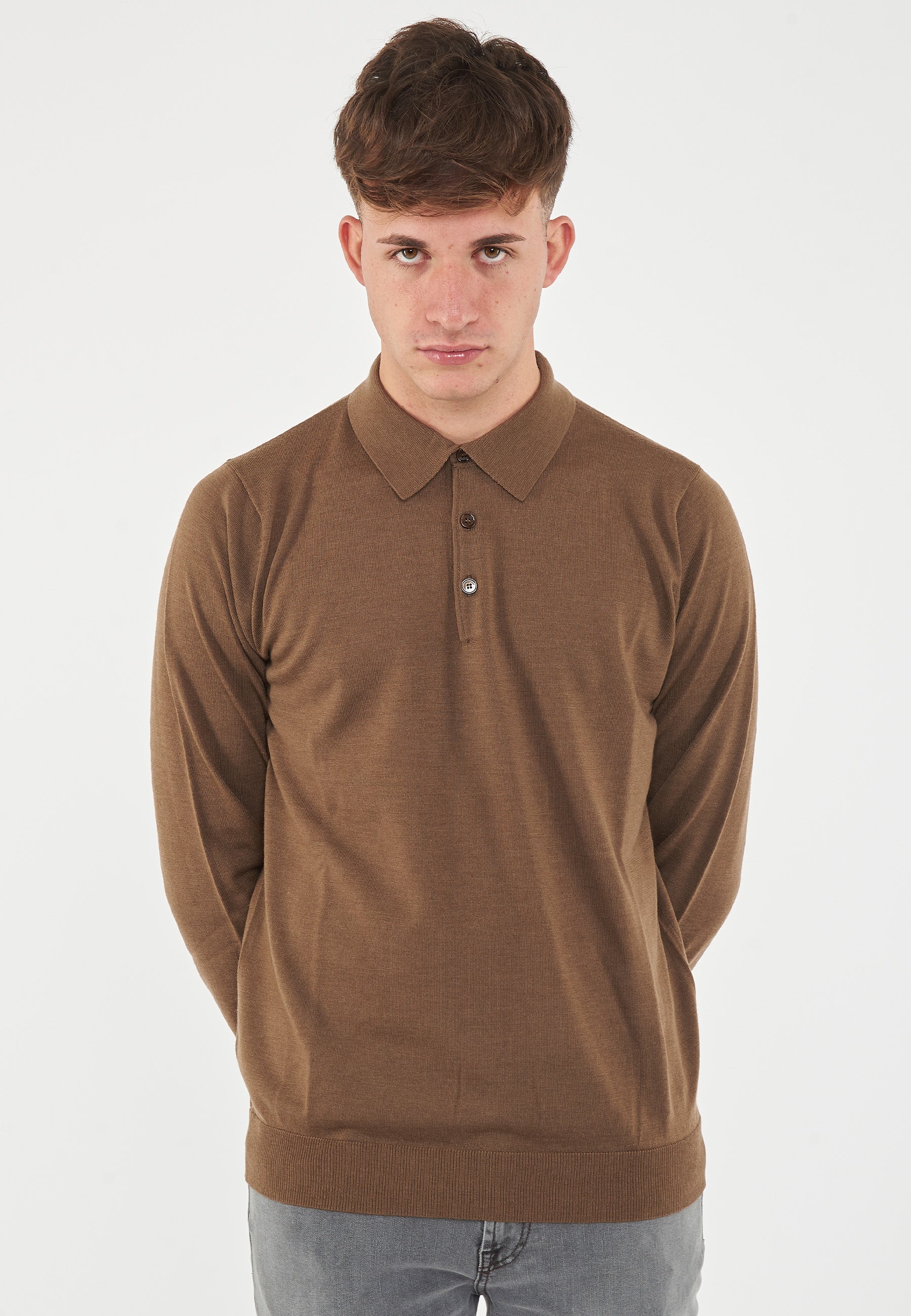 Polo Merinos Nocciola Melange 