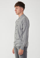 Cardigan Camicia Merinos Grigio Melange 