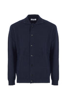 Cardigan Camicia Blue Navy Melange 