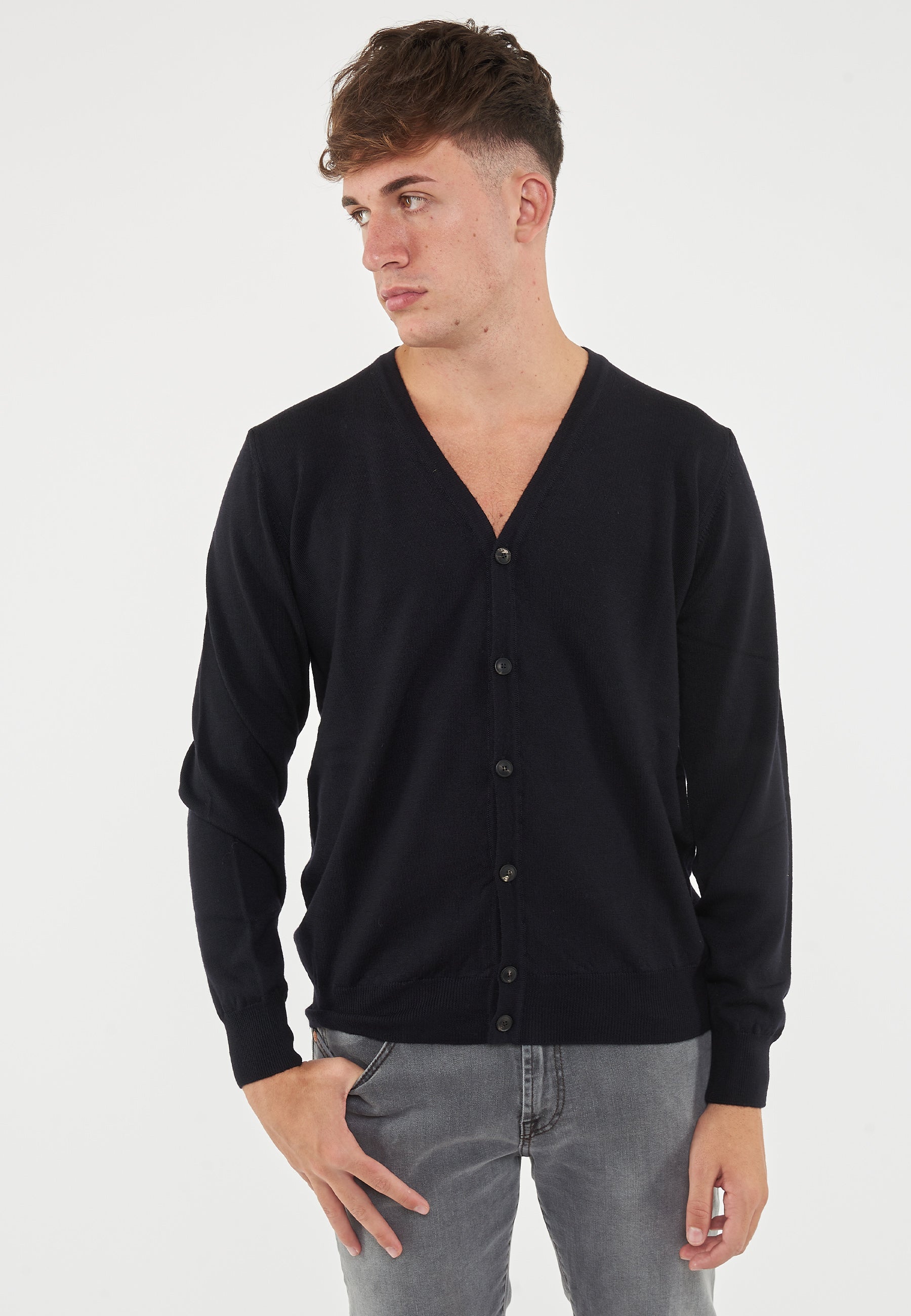 Cardigan Maglia Nero 
