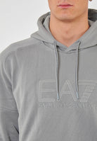 Felpa Con Cappuccio Visibility In Misto Cotone 