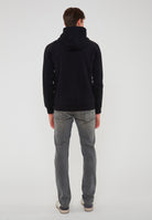 Felpa Con Cappuccio E Zip Logo Series In Misto Cotone 