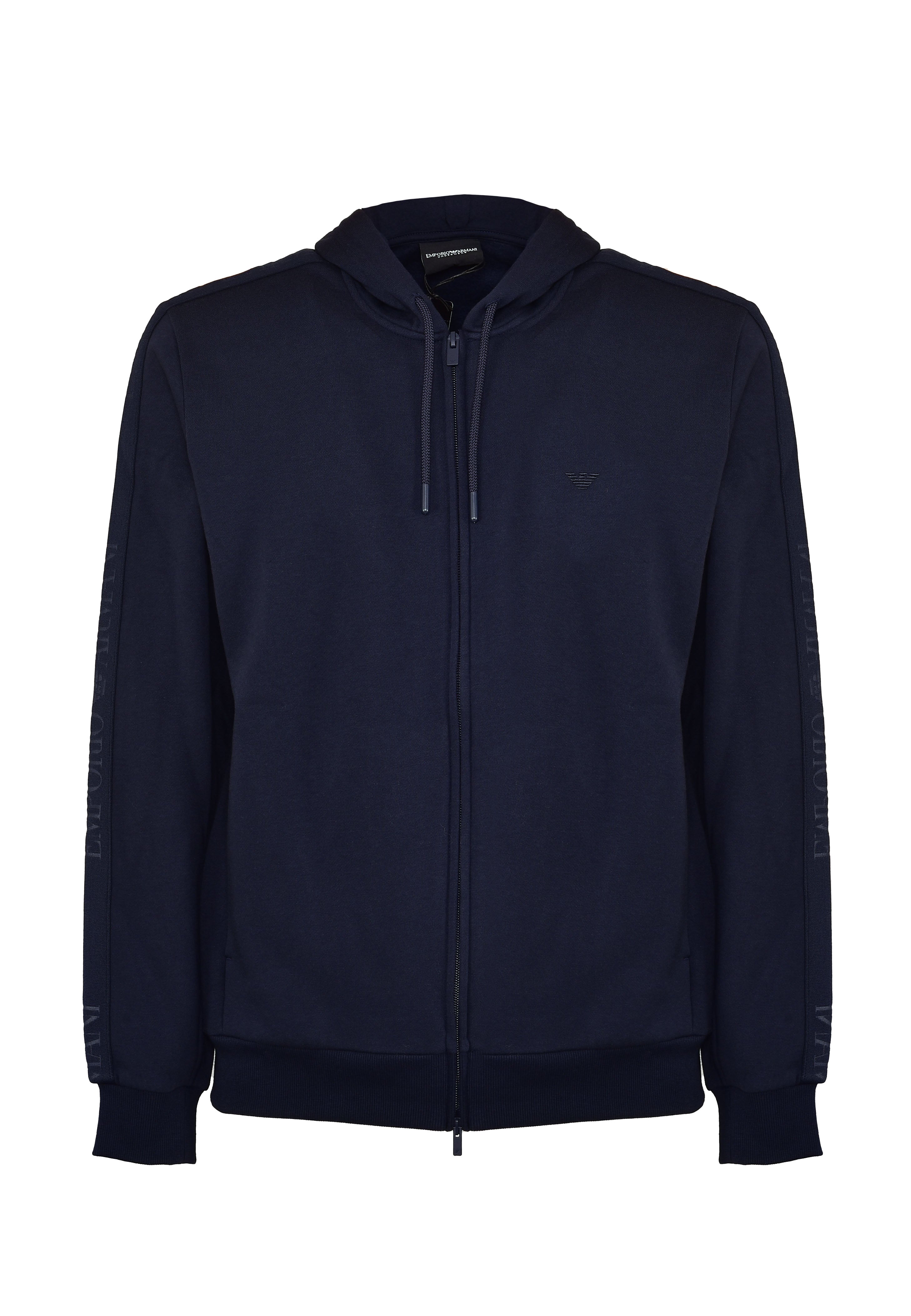 Felpa Con Cappuccio E Zip 