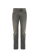 Jeans 5 Tasche Nick Slim In Denim Super Stretch Grigio 