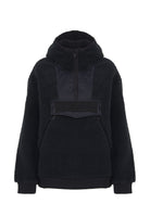 Felpa In Pile Con Cappuccio e Zip Seline 