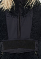 Felpa In Pile Con Cappuccio e Zip Seline 