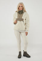 Felpa In Pile Con Cappuccio e Zip Seline 