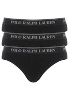 Confezione 3 Slip Ralph Lauren Nero 