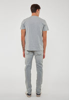T-Shirt In Jersey di Cotone Grigio 