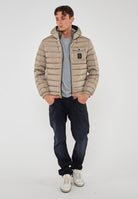 Piumino Uomo Modello Hunter Plaza Taupe 