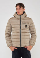 Piumino Uomo Modello Hunter Plaza Taupe 