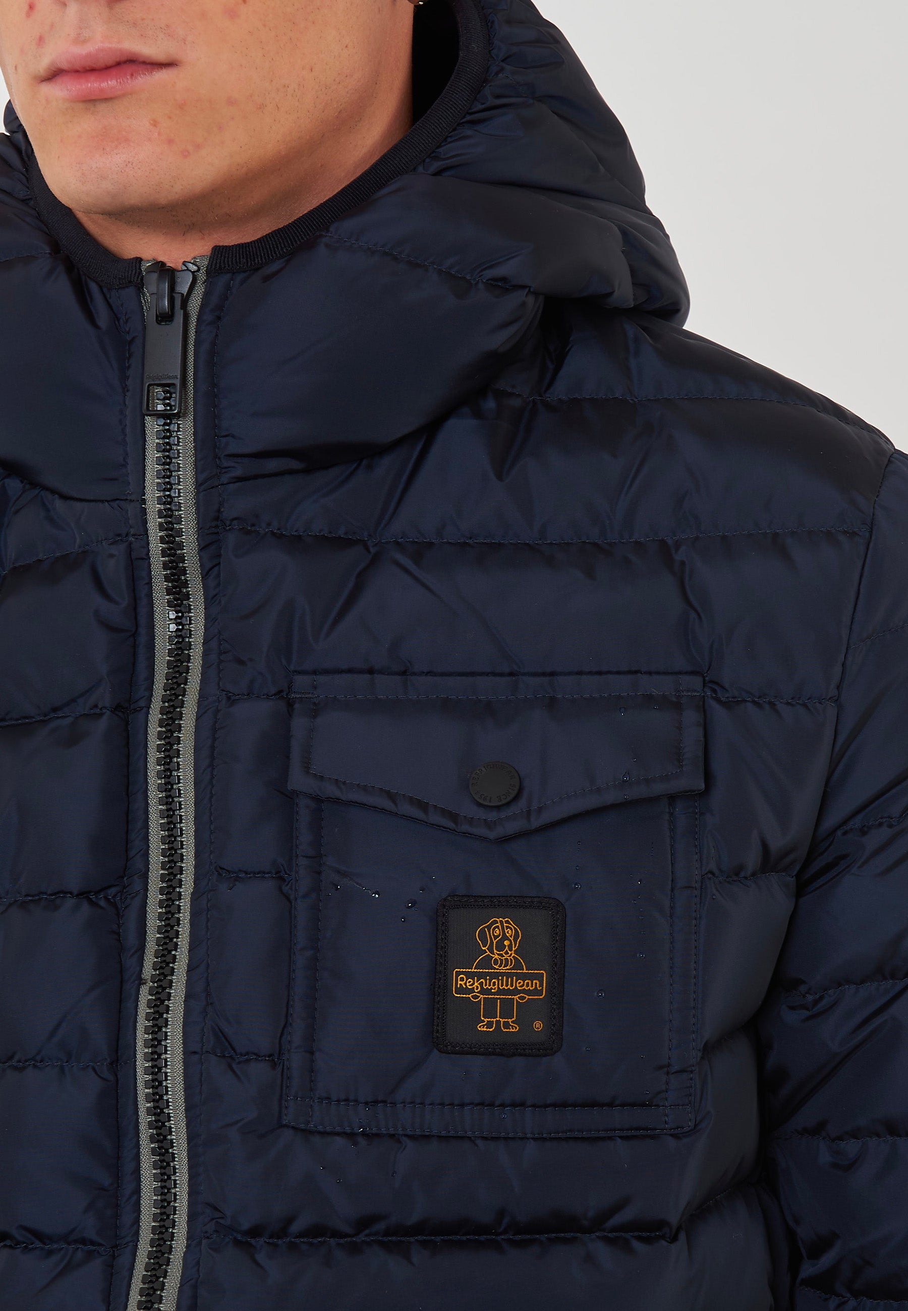 Piumino Uomo Modello Hunter Dark Blue 
