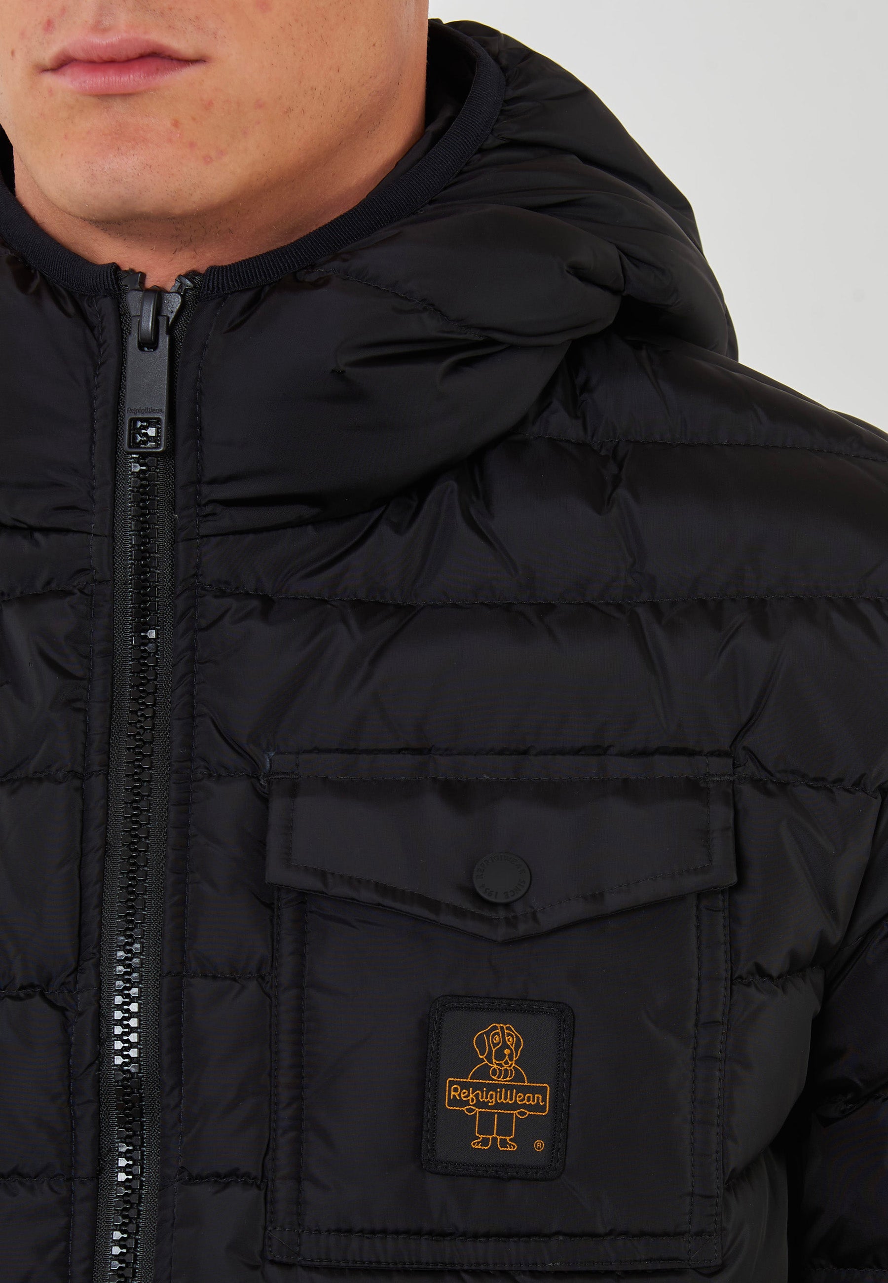 Piumino Uomo Modello Hunter Nero 