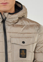 Piumino Uomo Modello Josh Plaza Taupe 