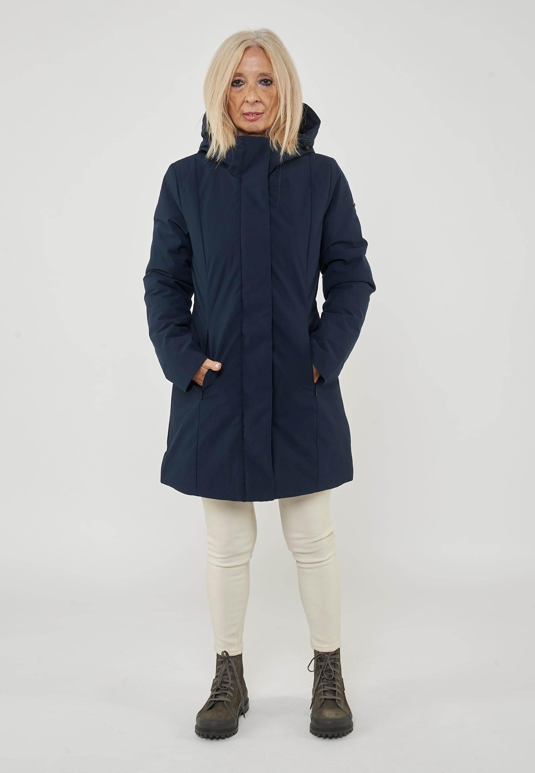 Parka Donna Modello Lady Tech Dark Blue 