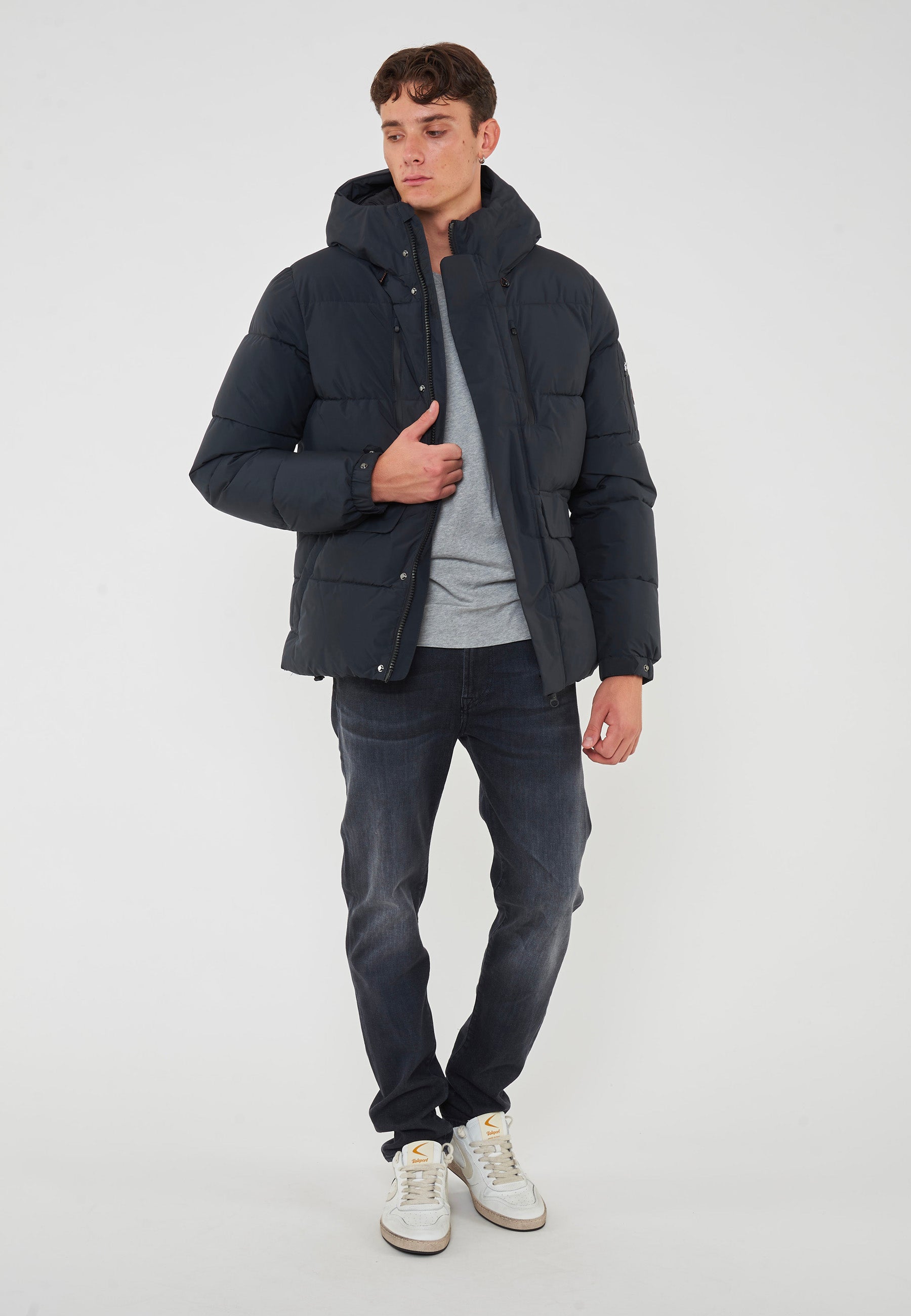 Parka Uomo Animal Free Modello Alter Black 