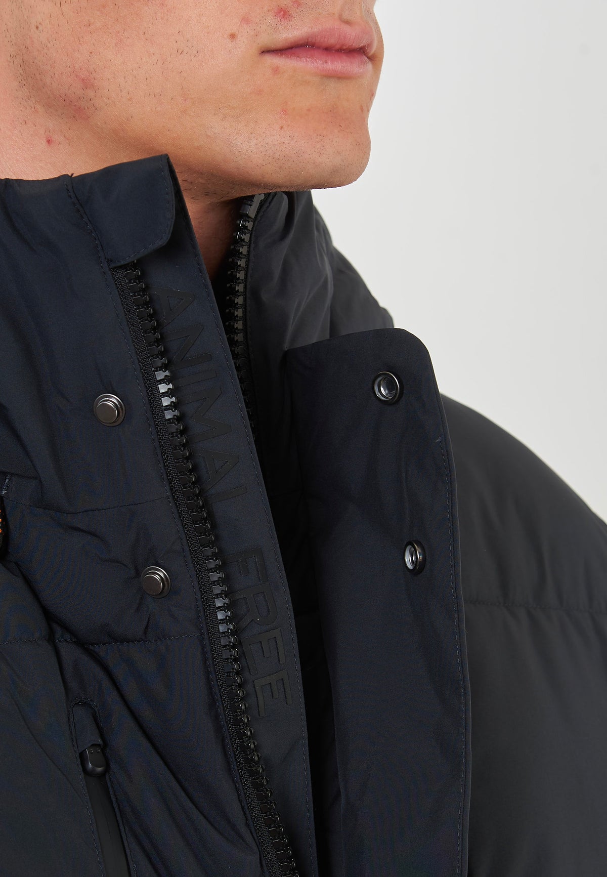 Parka Uomo Animal Free Modello Alter Black 