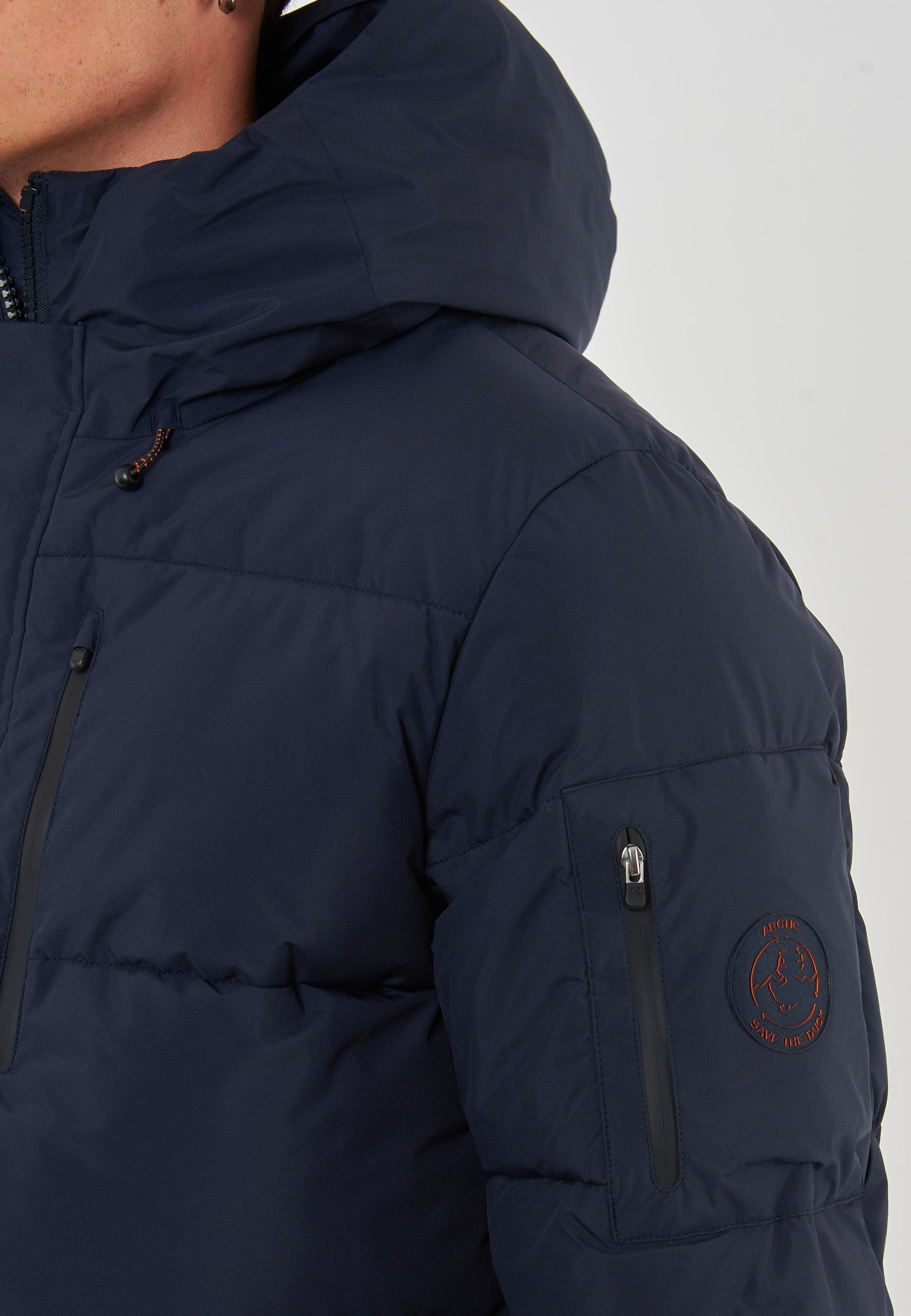Parka Uomo Animal Free Modello Alter Blue Black 