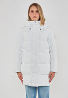 Parka Donna Con Cappuccio Bethany White 