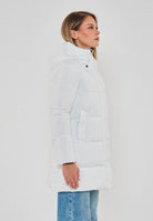Parka Donna Con Cappuccio Bethany White 
