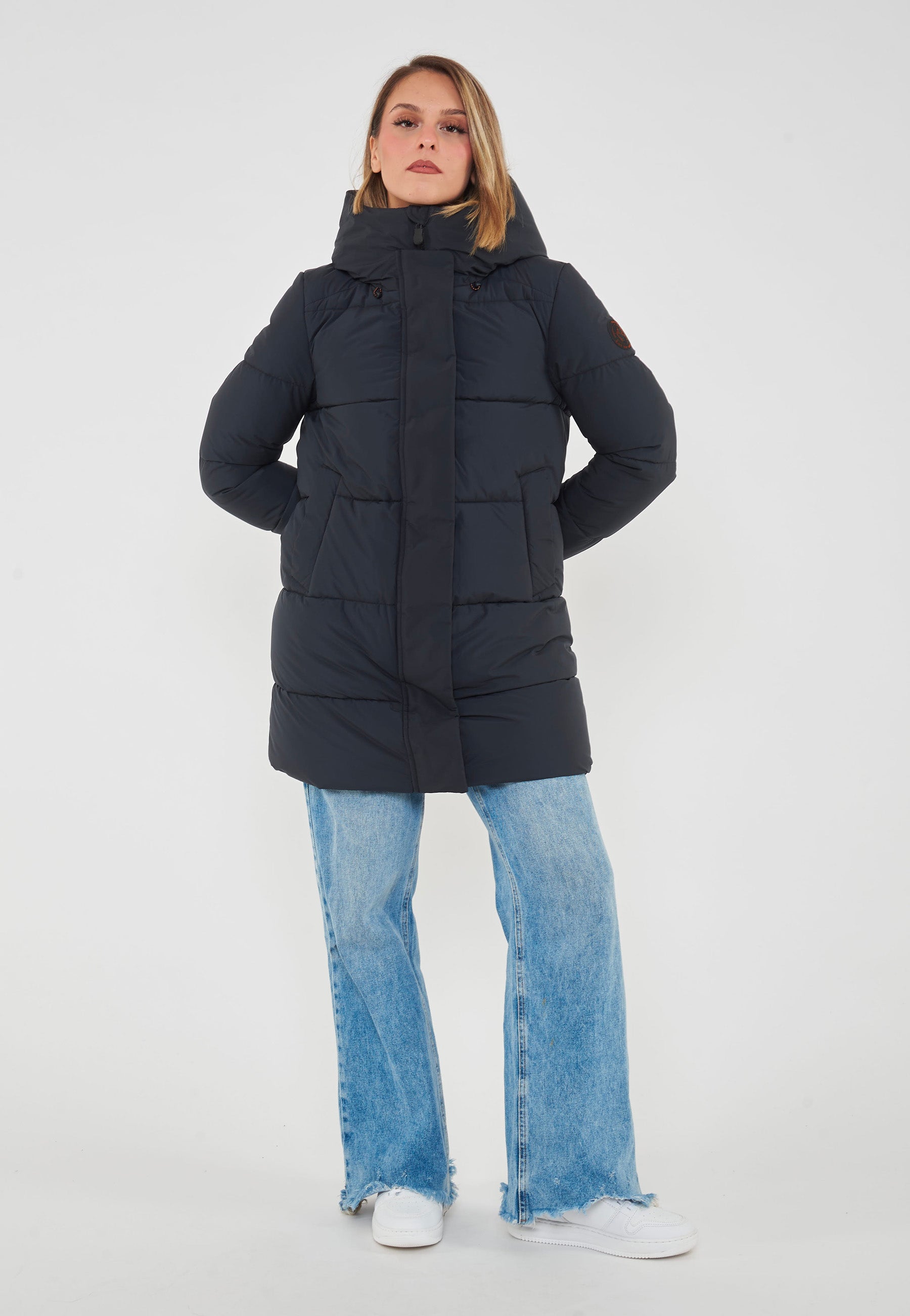 Parka Donna Con Cappuccio Bethany Nero 