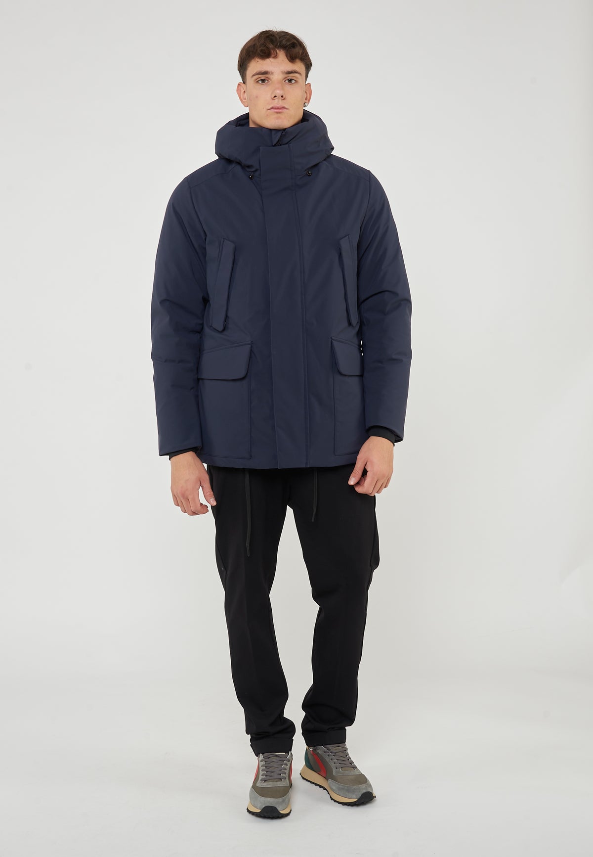 Parka Uomo Elon Navy Blue 