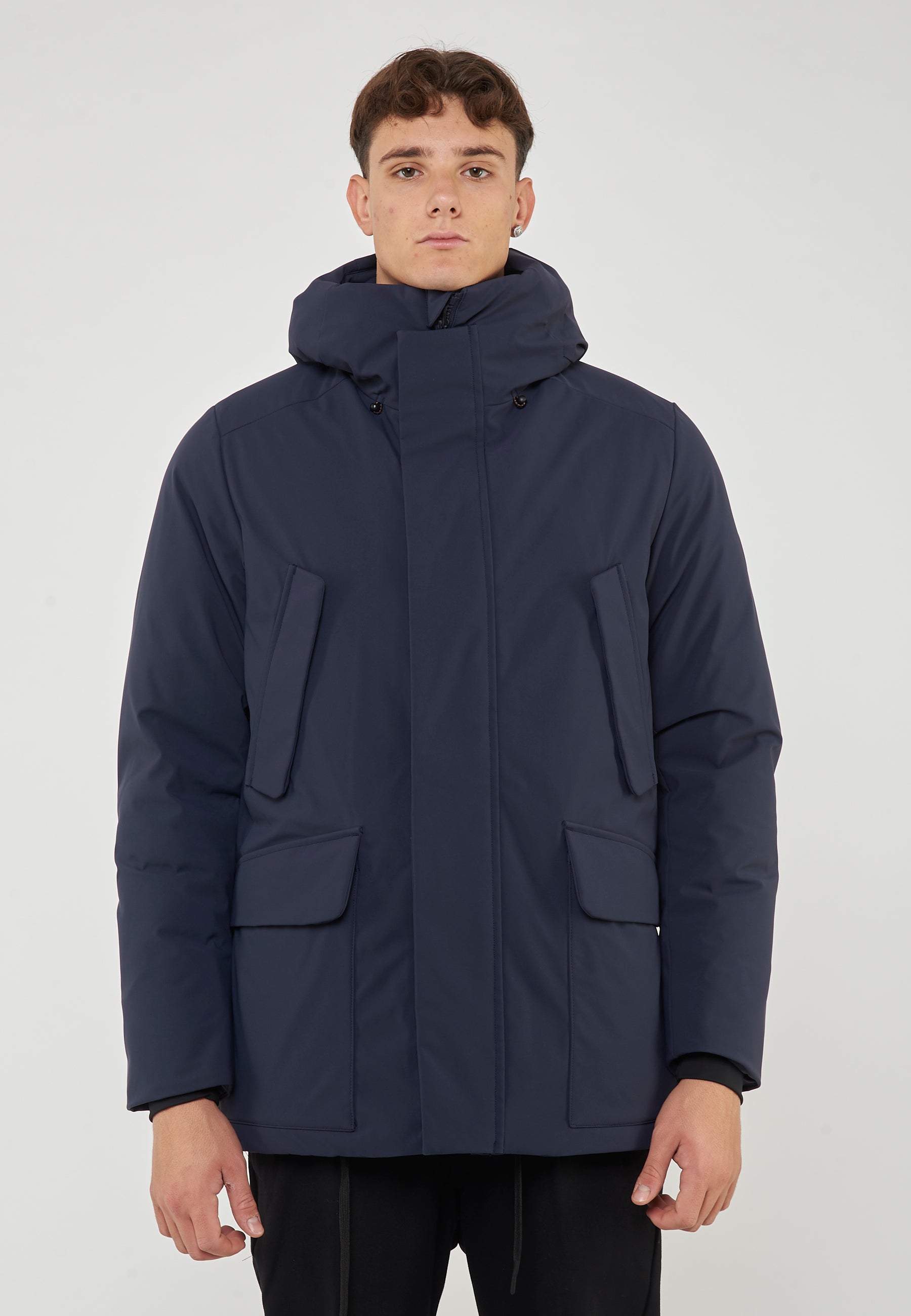 Parka Uomo Elon Navy Blue 