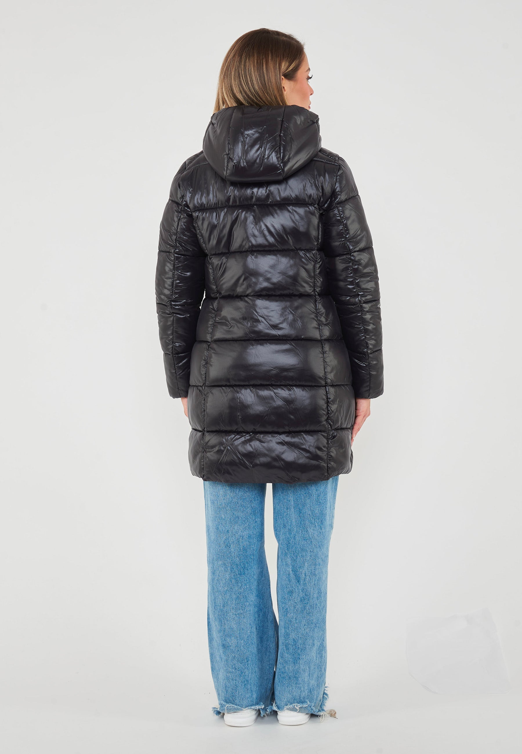 Giacca Lunga Donna Ines Nero 