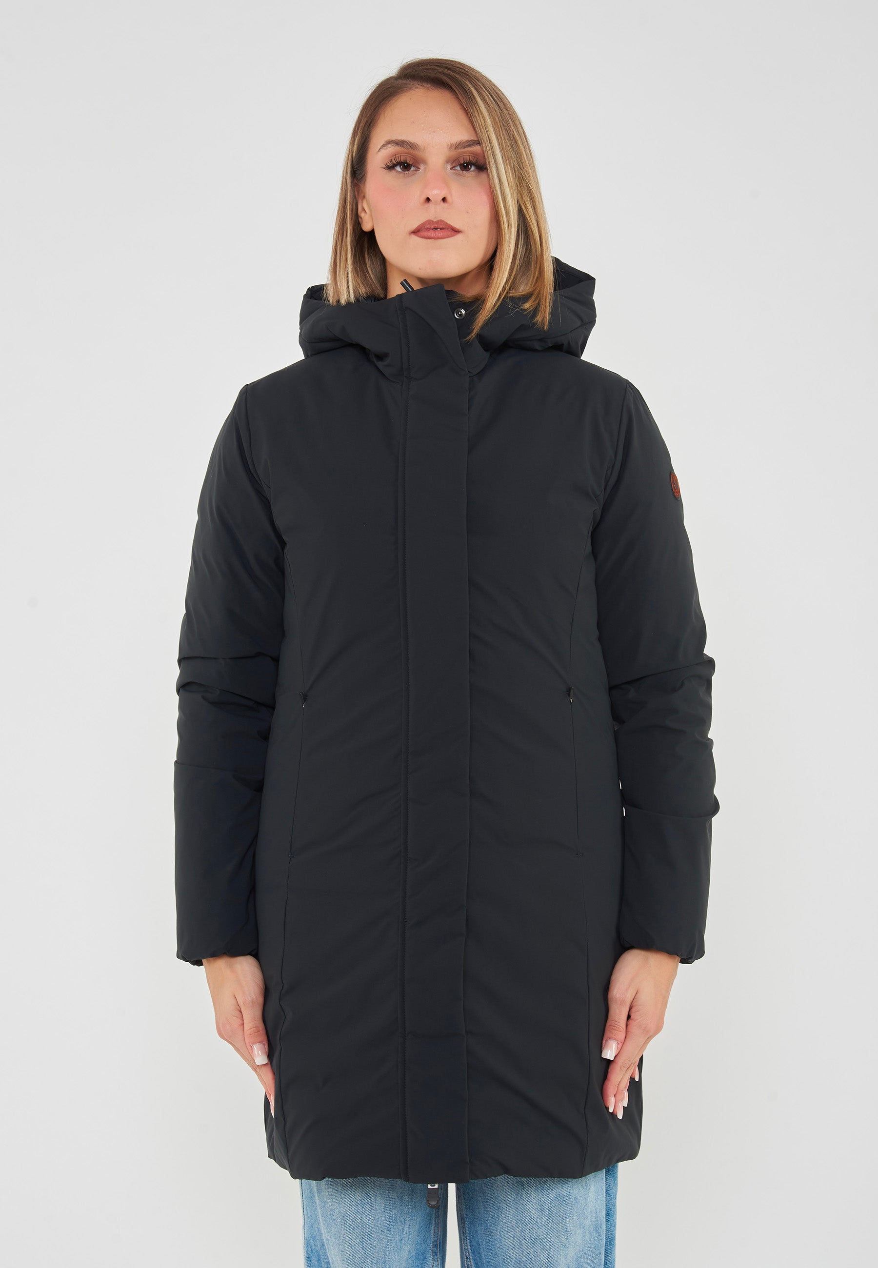 Parka Donna Modello Leyla Nero 