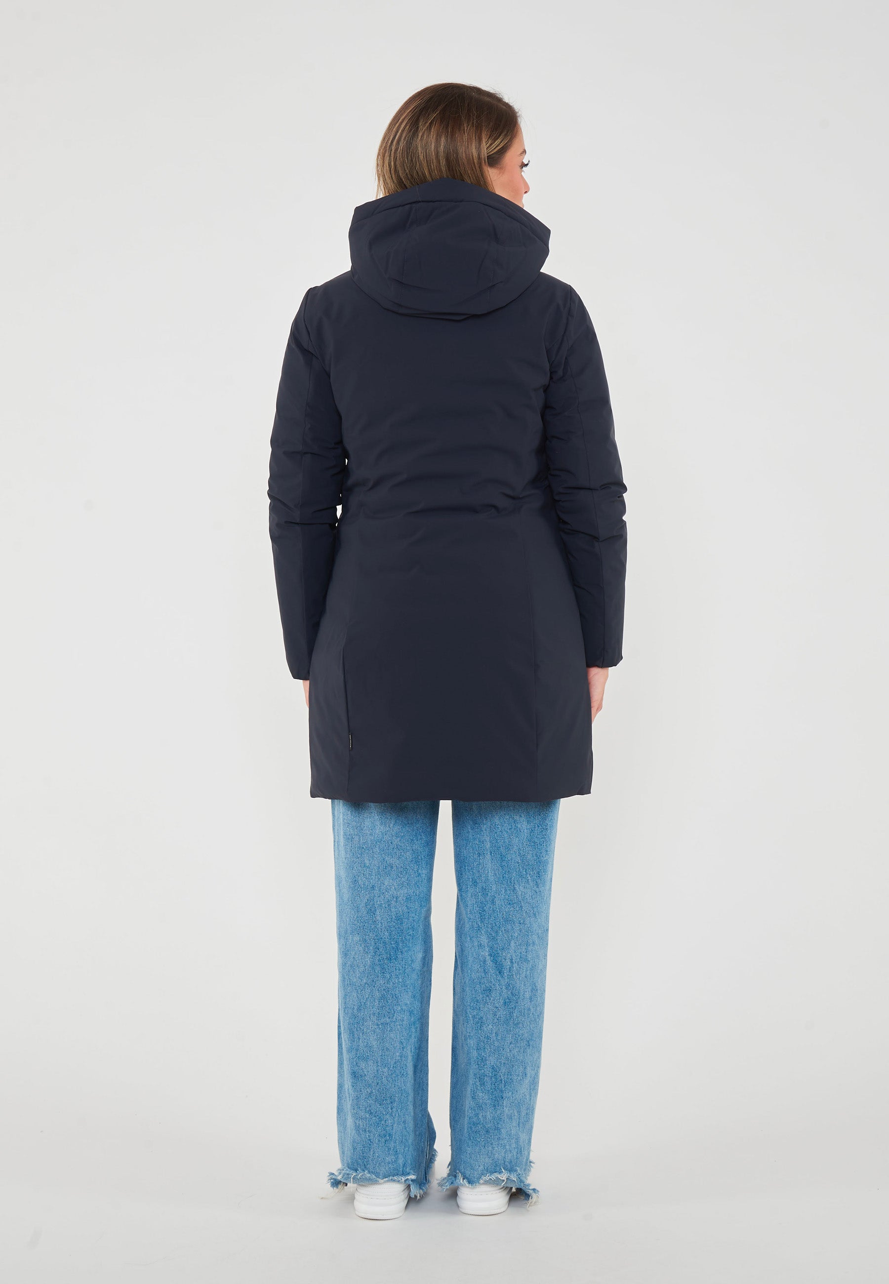 Parka Donna Modello Leyla Blue Black 