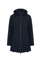 Parka Donna Con Cappuccio Rachel Blue Black 