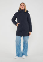 Parka Donna Con Cappuccio Rachel Blue Black 