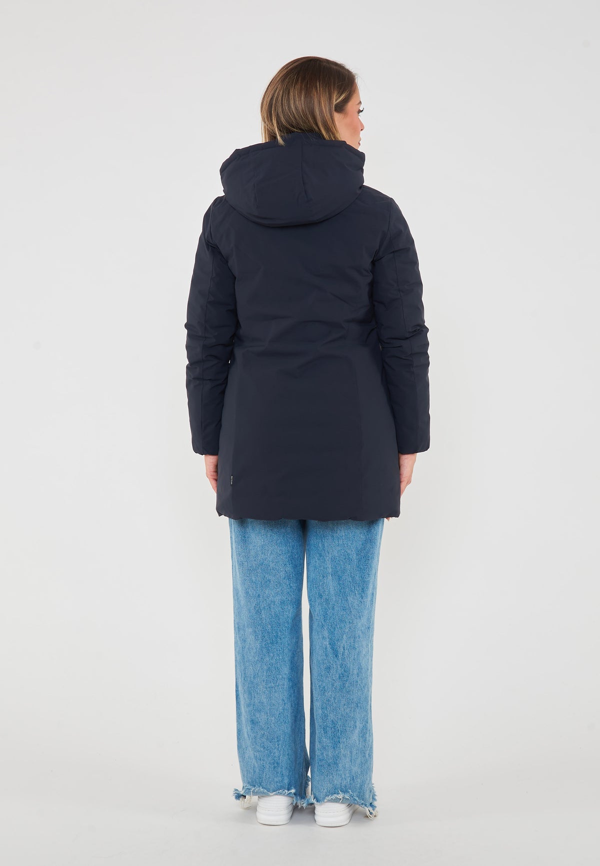 Parka Donna Con Cappuccio Rachel Blue Black 